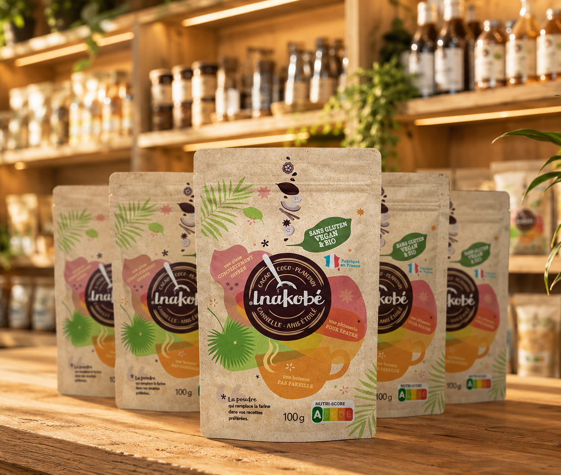 inakobe sur comptoir de boutique dans les dom-tom